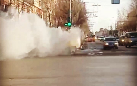 В Йошкар-Оле на Машиностроителей вспыхнула "буханка"