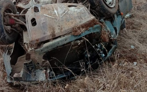 Спасатели деблокировали погибшего жителя Марий Эл из перевернувшегося авто