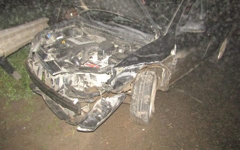 На трассе Йошкар-Ола – Уржум лбами столкнулись две иномарки