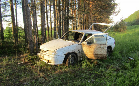 На трассе Йошкар-Ола-Уржум пьяный водитель перевернул «четырнадцатую»