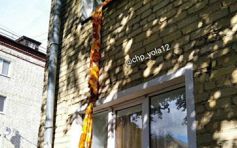 Фото дня: в Йошкар-Оле внезапно появилась «Рапунцель»