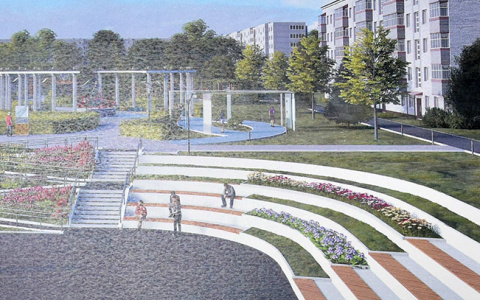 В историческом городе Марий Эл установят фонтан и построят современный сквер