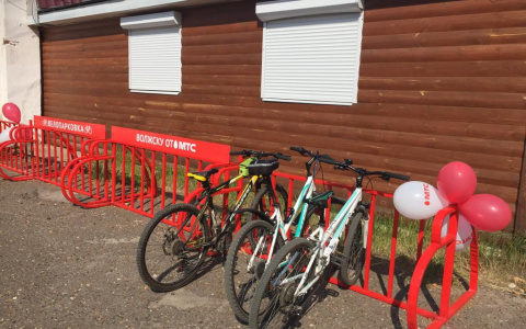 В парке культуры и отдыха Волжска открылась велопарковка