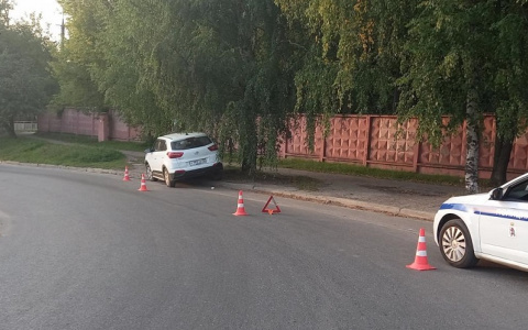 Стали известны подробности "встречи" автоледи со столбом