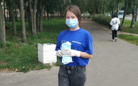 "Пояс здоровья": жителям Марий Эл бесплатно раздают медицинские маски