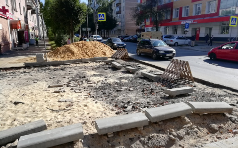 В Йошкар-Оле продолжаются работы по благоустройству города