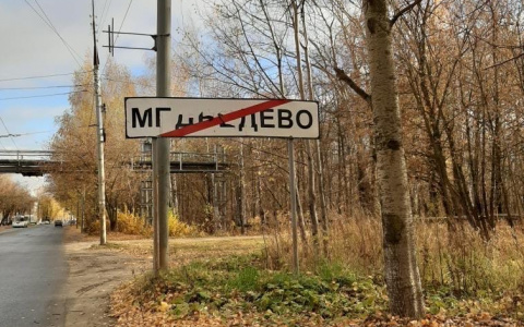 Жители пригорода Йошкар-Олы жалуются на непригодный дорожный знак