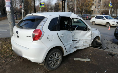 В Йошкар-Оле разыскивают очевидцев серьезной аварии в «девятом»
