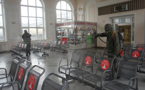 Йошкар-Олинский вокзал был продезинфицирован