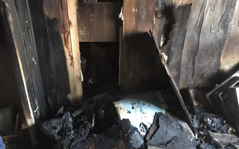 В Марий Эл огнеборцы нашли тело мужчины в горящей квартире