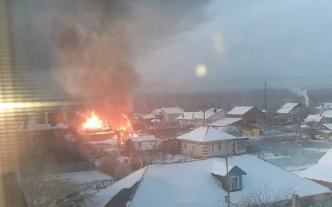 В Марий Эл сгорел частный дом