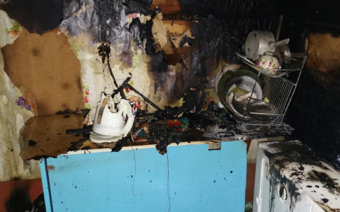 В Марий Эл пожарные нашли тело женщины в горящем доме