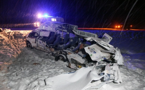 Молоковоз влетел в автобус, где ехали йошкаролинцы: есть погибший