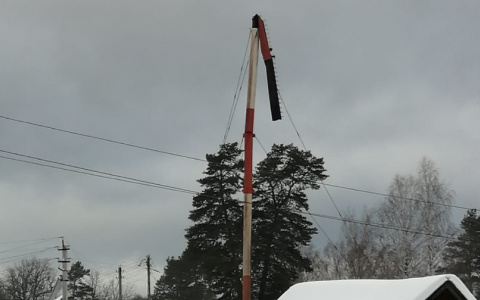 Ветром согнуло трубу котельной: школы в Килемарах остались без отопления