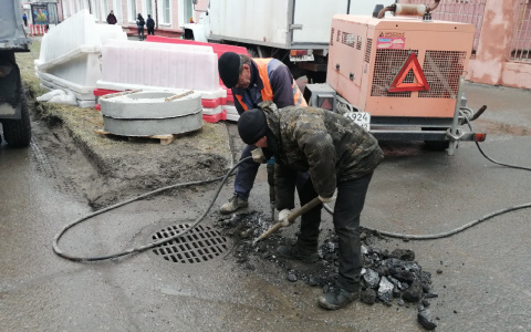 На одной из улиц Йошкар-Олы обновят систему водоотведения