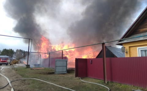 В Марий Эл пожарные в огне нашли мертвых мужчину и женщину
