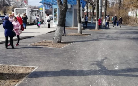 "Наконец-то дождались!": в Йошкар-Оле отремонтировали тротуар на "Ленинском"