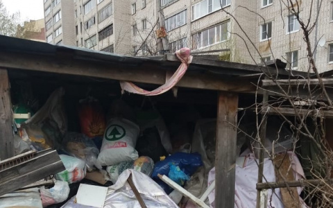 «Вонь стоит невыносимая»: йошкаролинка собирает в одном месте мусор со всех ближайших помоек