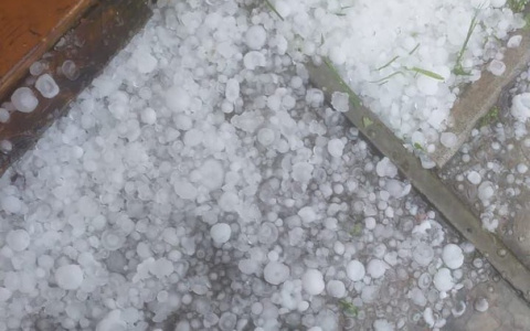 Жители Марий Эл пережили крупный град