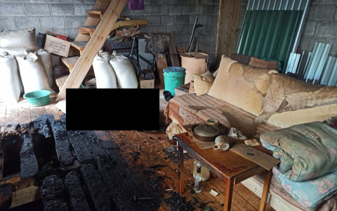 «Последняя папироска перед смертью»: в Марий Эл загорелся частный дом