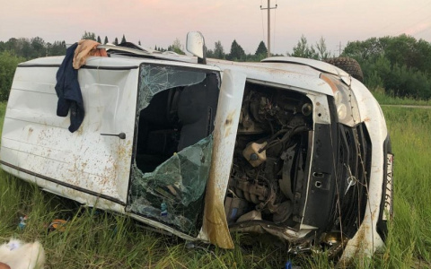«В кювет прямиком на линии электропередач»: пьяный водитель из Марий Эл перевернулся на авто