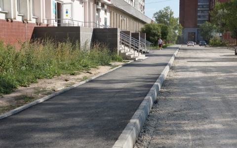 В Йошкар-Оле обновили тротуары на улице Эшкинина