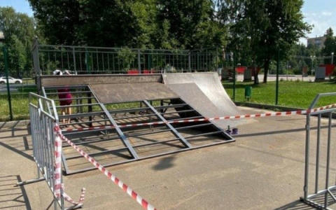 В Йошкар-Оле ремонтируют популярную скейт-площадку