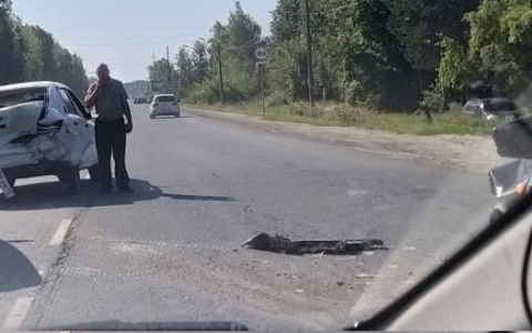 Утро в Марий Эл началось с ДТП на загородной трассе