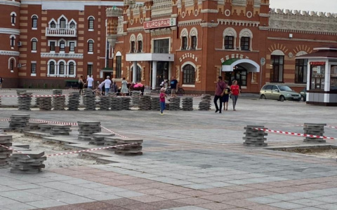 На набережной Йошкар-Олы продолжается масштабная реконструкция