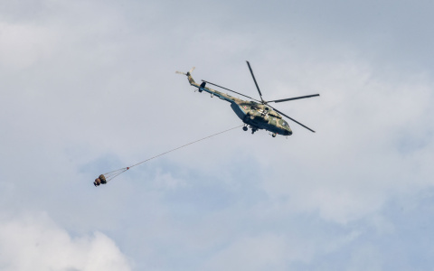 Над тушением пожара в Марий Эл работают 4 вертолета