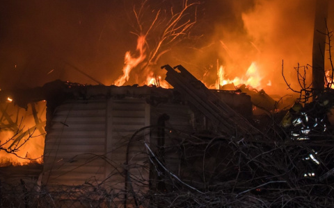 В Марий Эл за минувшую ночь произошло 2 пожара