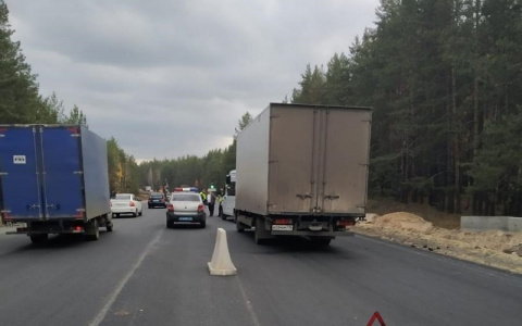 В Марий Эл произошла авария с двумя автомобилями и автобусом