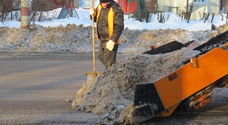 За сутки с улиц Йошкар-Олы вывезли почти 20 кубометров снега