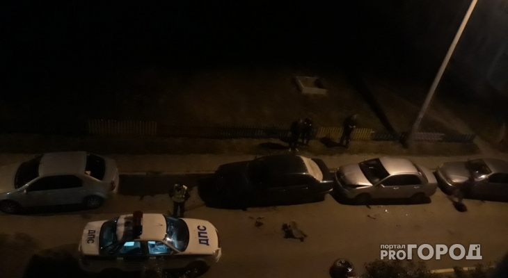 В Йошкар-Оле иномарка ночью «протаранила» 6 автомобилей