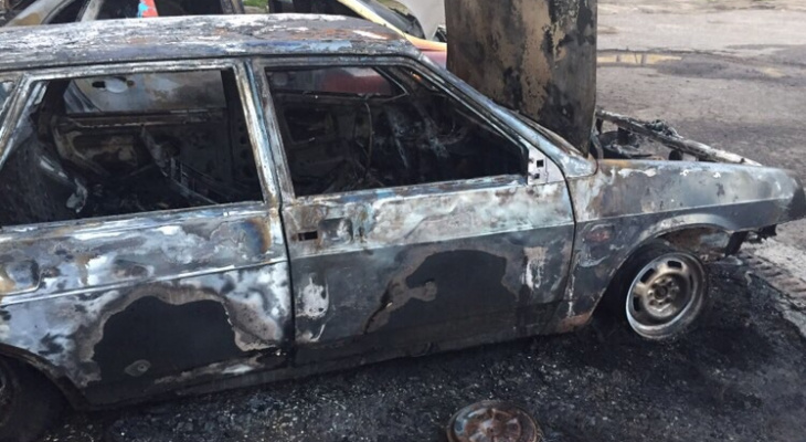 В Марий Эл за три дня сгорело четыре авто