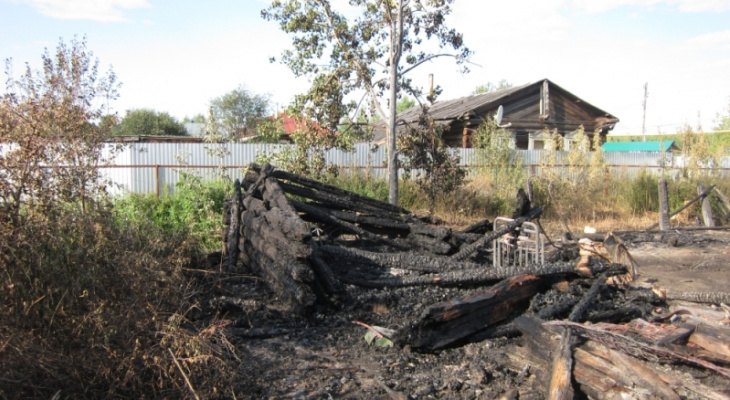 Выбираясь из горящего дома, житель Марий Эл получил ожоги
