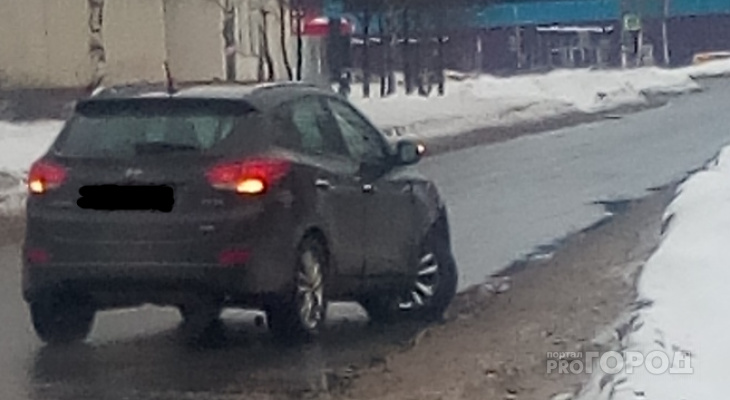 В Йошкар-Оле водитель «трехколесной» машины чудом избежал аварии