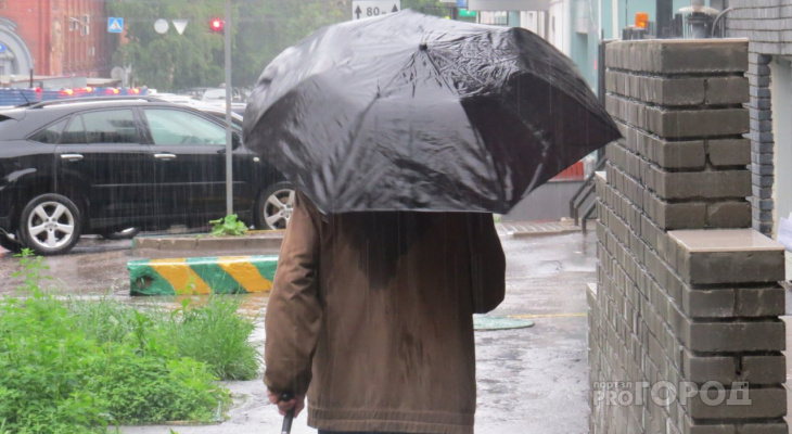 «Цвет настроения - мокрый»: улицы Йошкар-Олы вновь залило дождевой водой