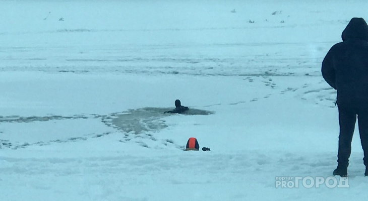 В Йошкар-Оле водолазы не нашли рыбака, провалившегося под лед на Кокшаге