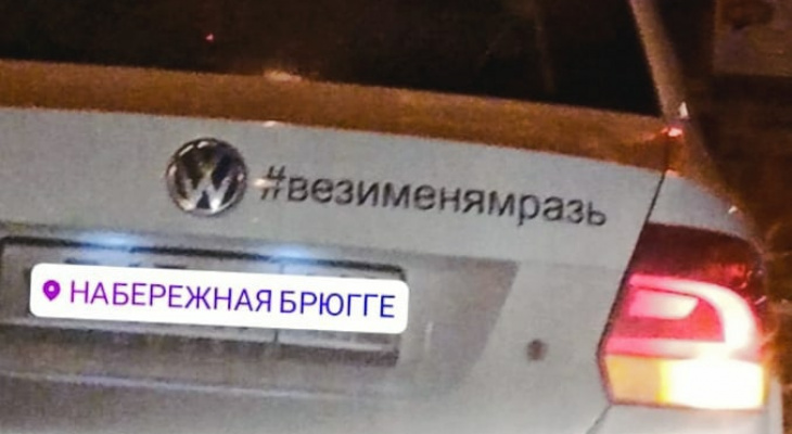 Фото дня: в Йошкар-Оле появились "оскорбляющие" автомобили