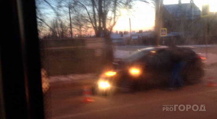 Две машины столкнулись в Йошкар-Оле
