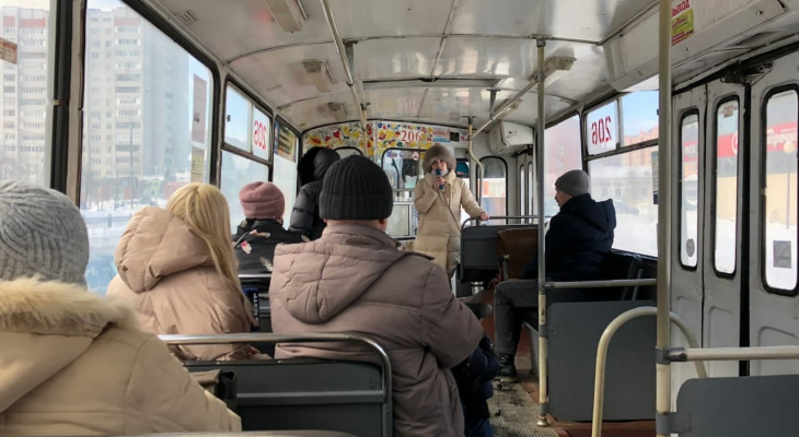 По Йошкар-Оле ездят экскурсионные троллейбусы
