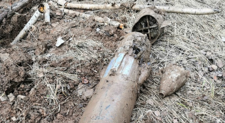 В пригороде Йошкар-Олы случайные прохожие нашли военный снаряд