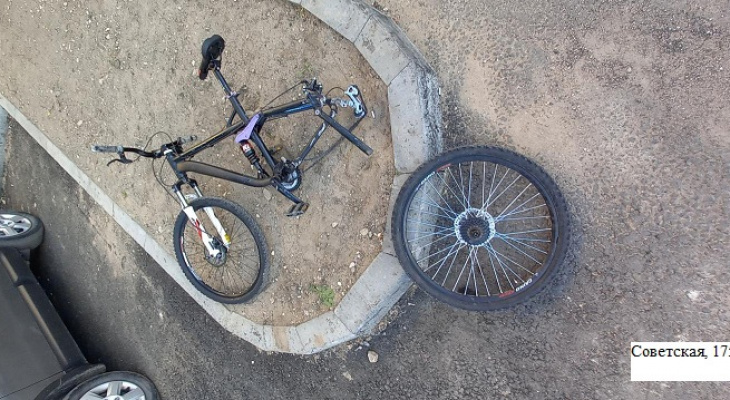 18-летний водитель из Йошкар-Олы сбил несовершеннолетнего велосипедиста