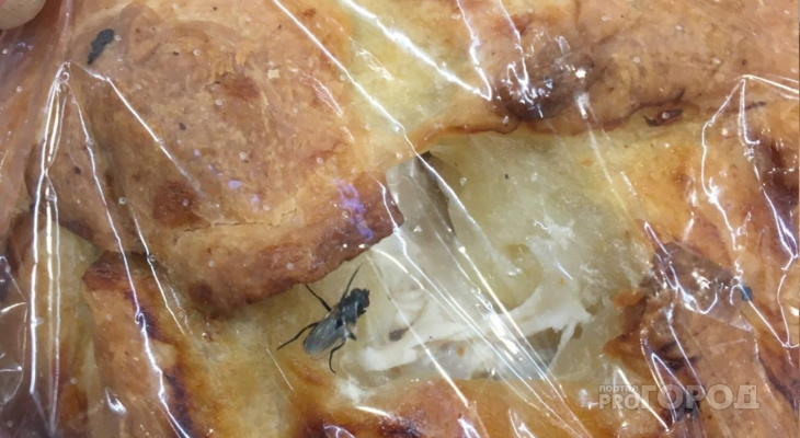В одном из магазинов Йошкар-Олы покупатели нашли муху в выпечке