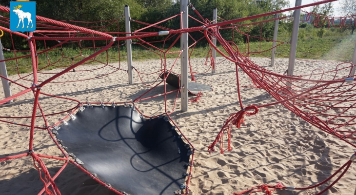 Веревочный парк в Йошкар-Оле стал опасным для детей