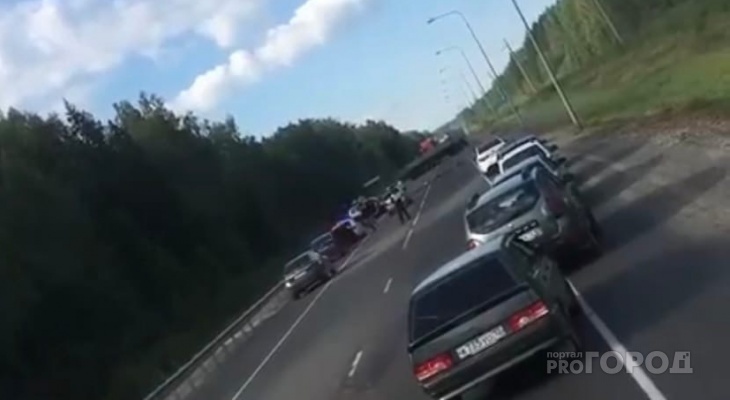 Автомобилисты Марий Эл жалуются на «километровую пробку» на Кокшайском тракте