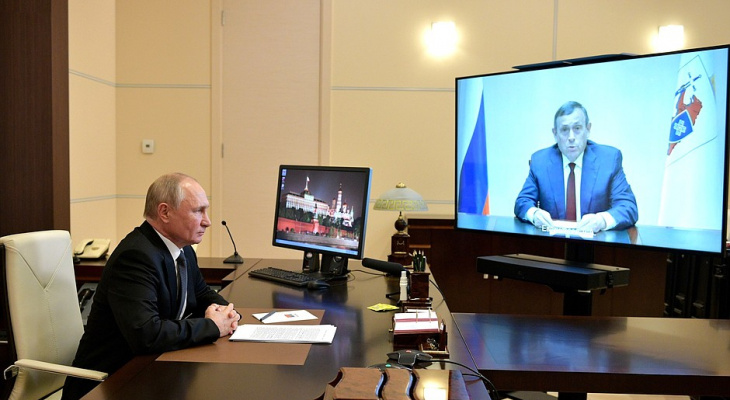 Владимир Путин провел видео-встречу с Главой Марий Эл