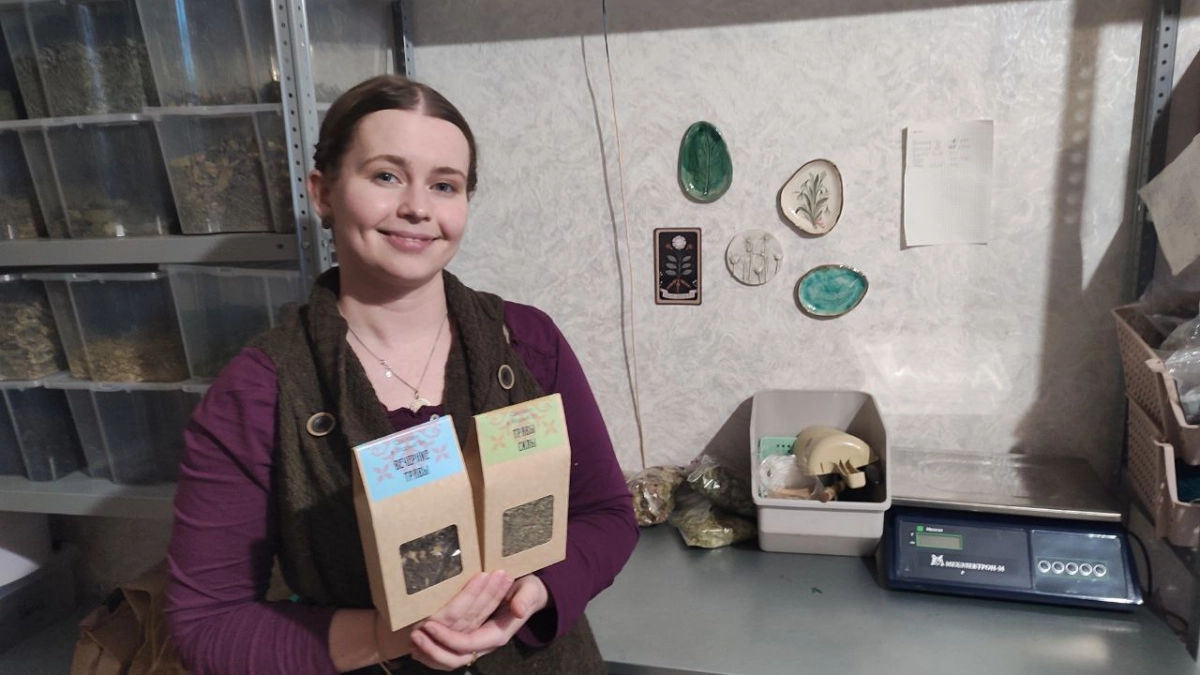 Йошкаролинка открыла экомагазин с чаями из марийских трав: "Помогают сбить температуру и тонизируют не хуже алтайских"