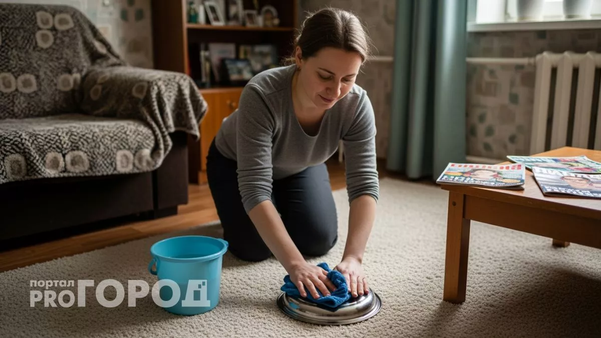 Забытый бабушкин способ с тремя ингредиентами из кухни вернет любому ковру первозданную чистоту за полчаса